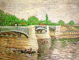 The Seine with the Pont de la Grand Jatte by Vincent van Gogh